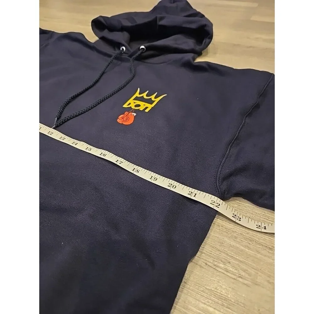 Only in America BOXING Gloves Don KING logo Hoodie sweatshirt NEW M or L Retro - Picture 4 of 4